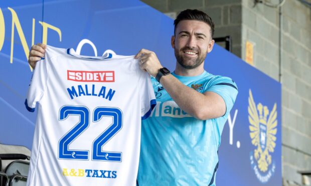 St Johnstone new boy Stevie Mallan. Image: Graeme Hart/Perthshire Picture Agency