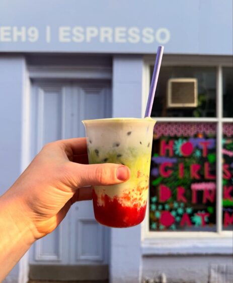 The strawberry matcha from EH9