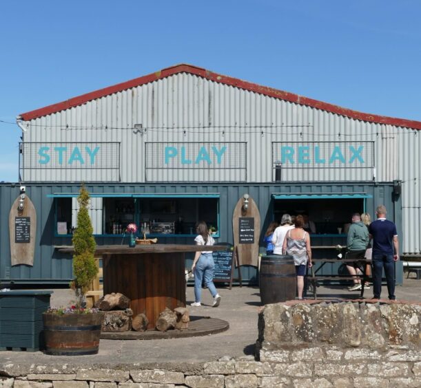 Image shows the coffee hut and street food pop up at Morton of Pitmilly, Fife What's On.