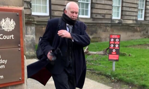 Robert Jennings outside Kirkcaldy Sheriff Court in 2021. Image: DC Thomson