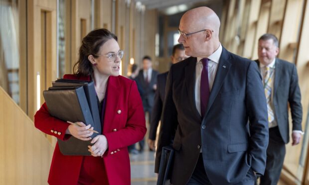 First Minister John Swinney and Deputy First Minister Kate Forbes. Image: Jane Barlow/PA