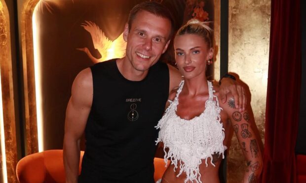 Armin Van Buuren and Sacha Taylor performed together at Doof in the Park. Image: Sacha Taylor