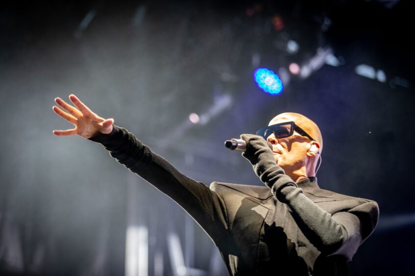 The Human League lead singer Philip Oakey.