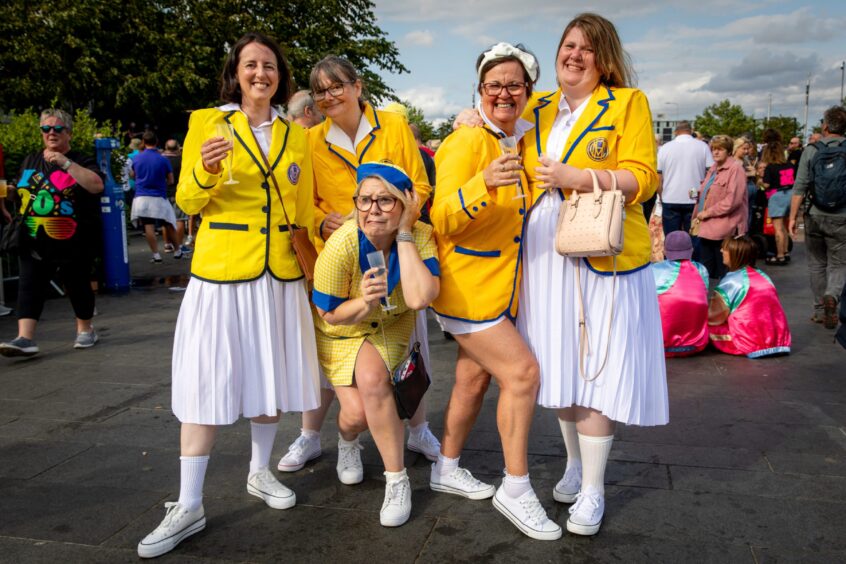 Fans pay tribute to Hi-De-Hi! at Dundee's Discovery Festival.