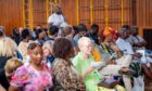 Lochee residents at meeting.