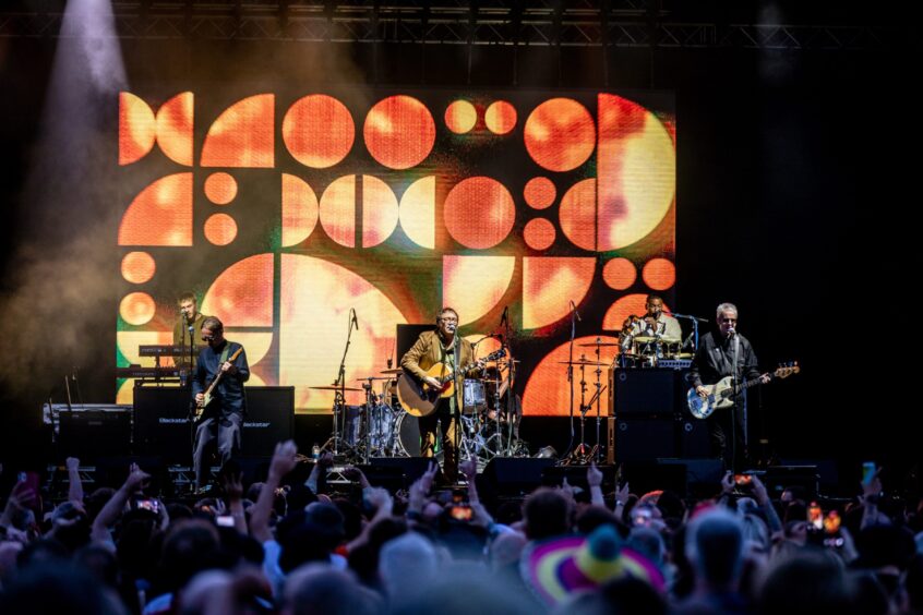 Ocean Colour Scene perform to the crowds.
