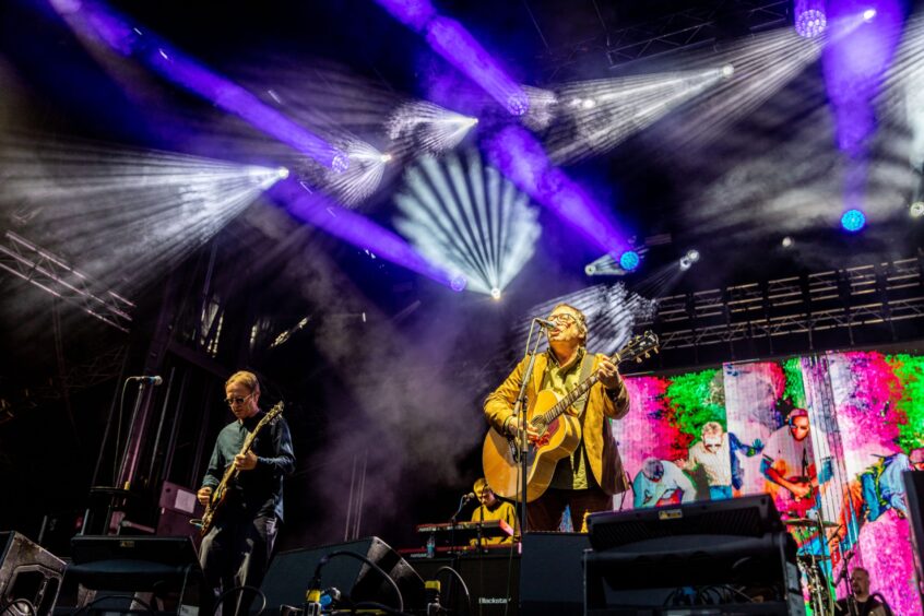 Headline act Ocean Colour Scene on stage.