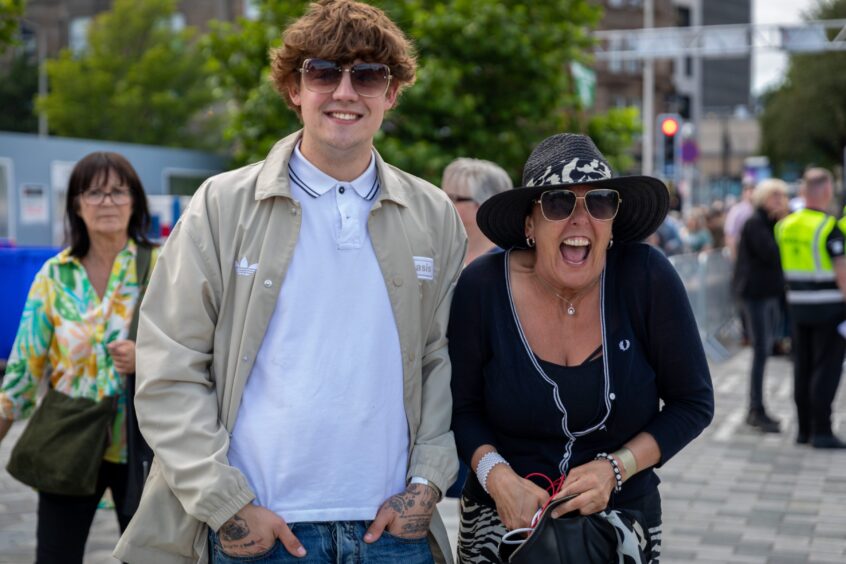 People heading to the Discovery Festival in Dundee.