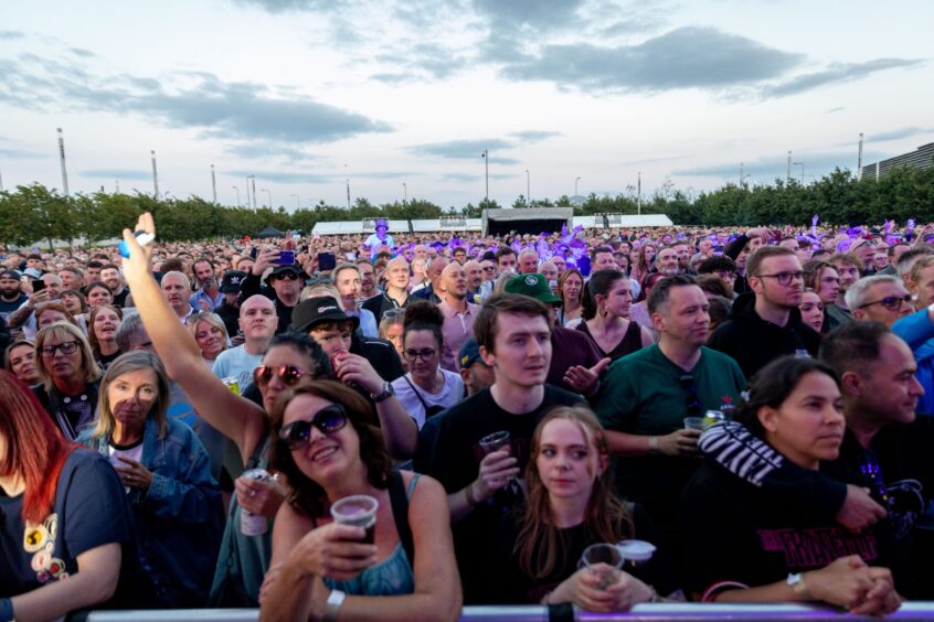 Ocean Colour Scene attracted a huge crowd of people.