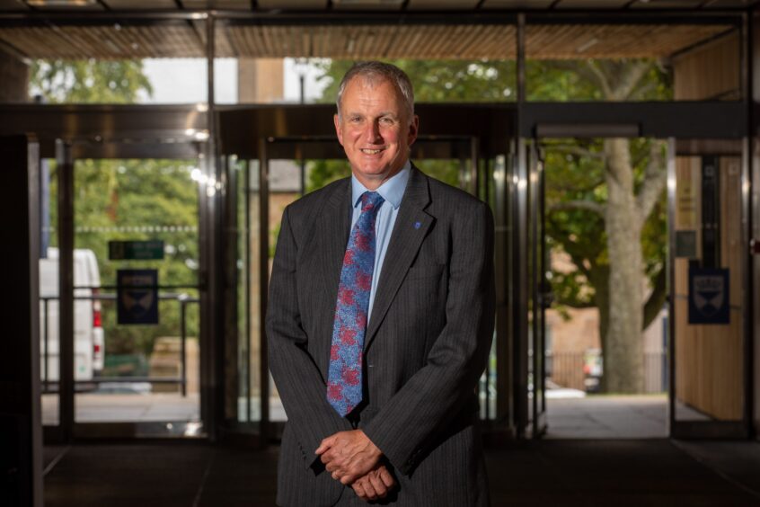 Interim Dundee University principal Nigel Seaton. Image: Steve Brown/DC Thomson