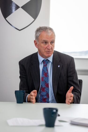 Interim Dundee University principal Nigel Seaton.