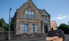 Owner Louis Dowley outside Over The Bridge in Bridge of Allan. Image: Steve Brown/DC Thomson
