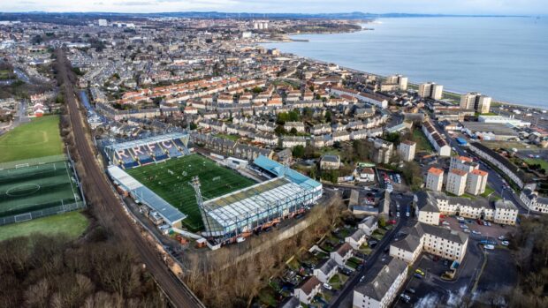 Kirkcaldy from above.
