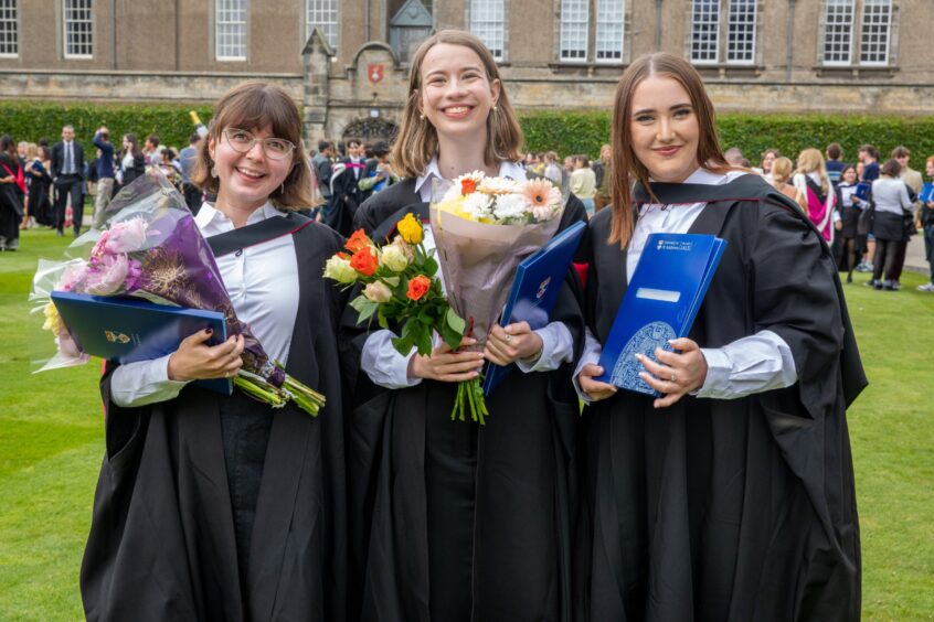 Rebecca Sedgley, Isabel Gallacher and Anya Bell.