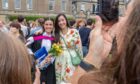 Mary Everett Toombs from the US and family at St Andrews University graduation.