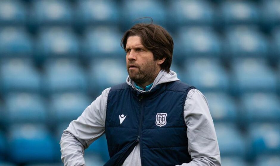 Dundee assistant Scott Paterson. Image: SNS