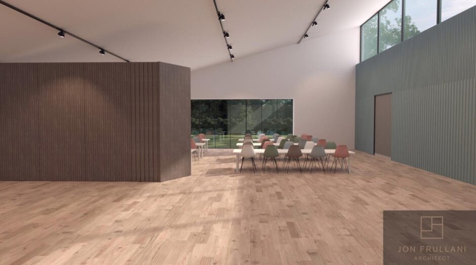 How the multi-purpose hall could look. 