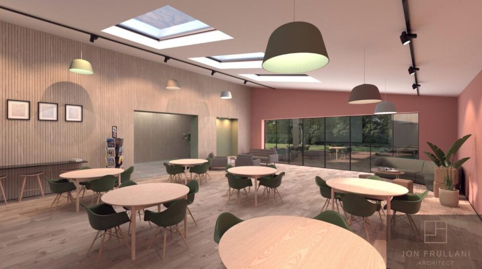 How the cafe could look.