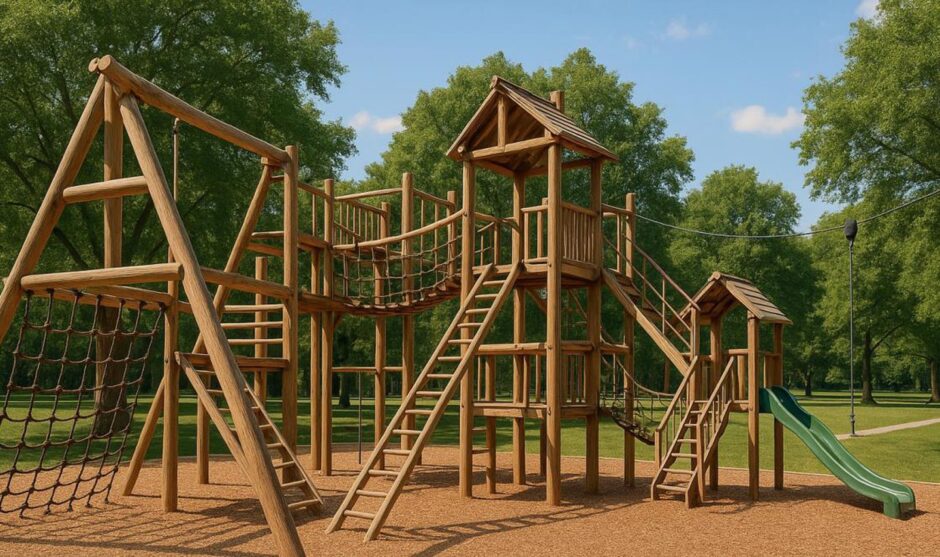 A new children’s adventure playground positioned further away from the village is planned.
