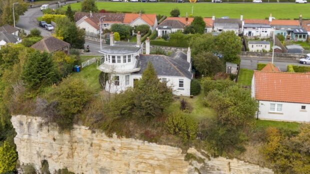 Historic naval signal station on the banks of the Firth of Forth.