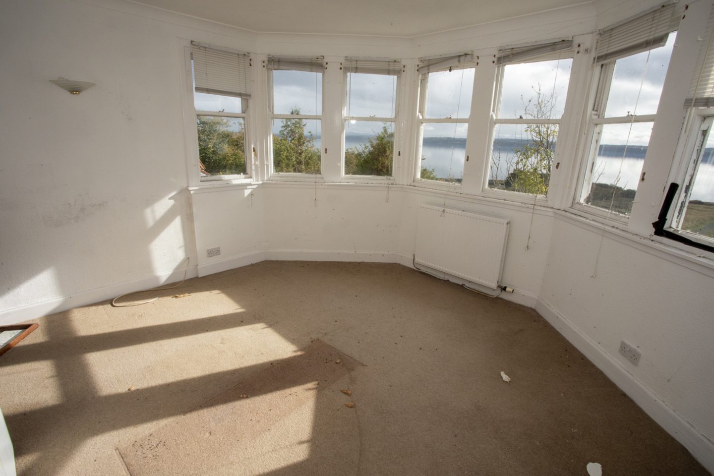 Incredible views across the Firth of Forth from the signal station.