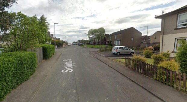 The incident happened in the South Street area of Lochgelly. Image: Google Maps