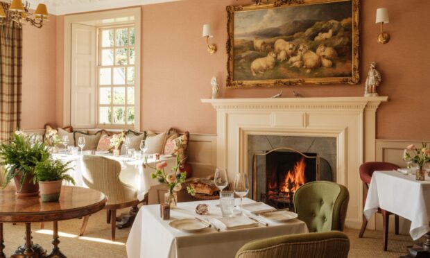 The Fortingall Hotel dining room