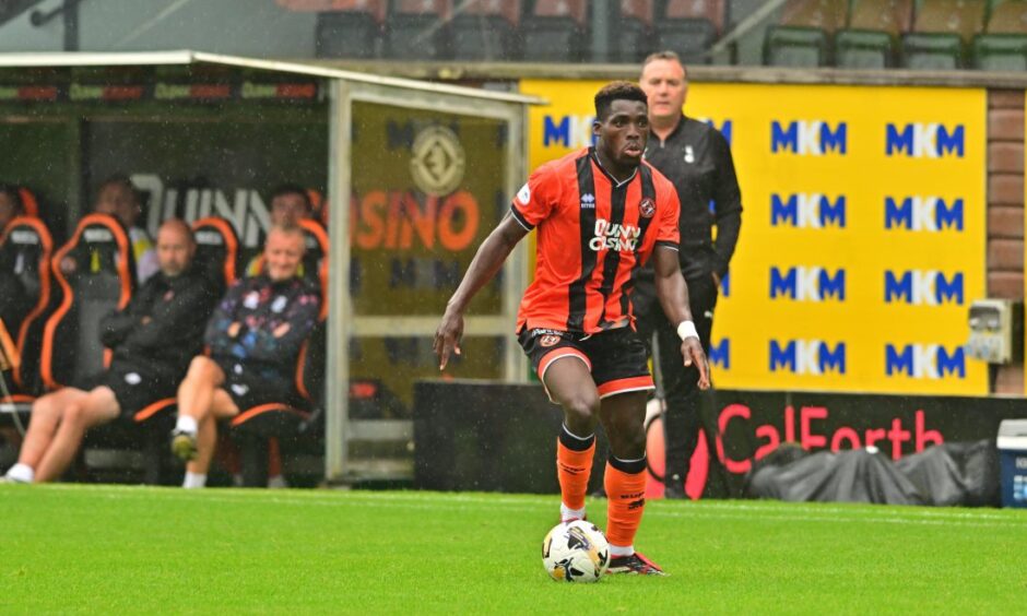 Isaac Pappoe was comfortable on the ball throughout