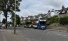 The crash on Blackness Avenue. Image: Paul Lothian