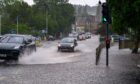 Flooding on Glasgow Road, Perth