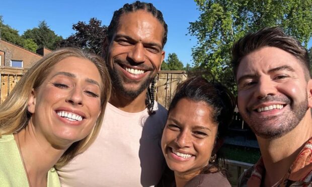 Stacey Solomon and the Sort Your Life Out team have been filming in Glenrothes. Image: Dilly Carter/Facebook