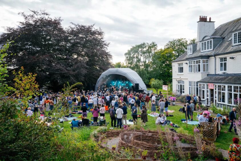 General shot of Lughnasadh Festival, Newport on Tay for What's On August.