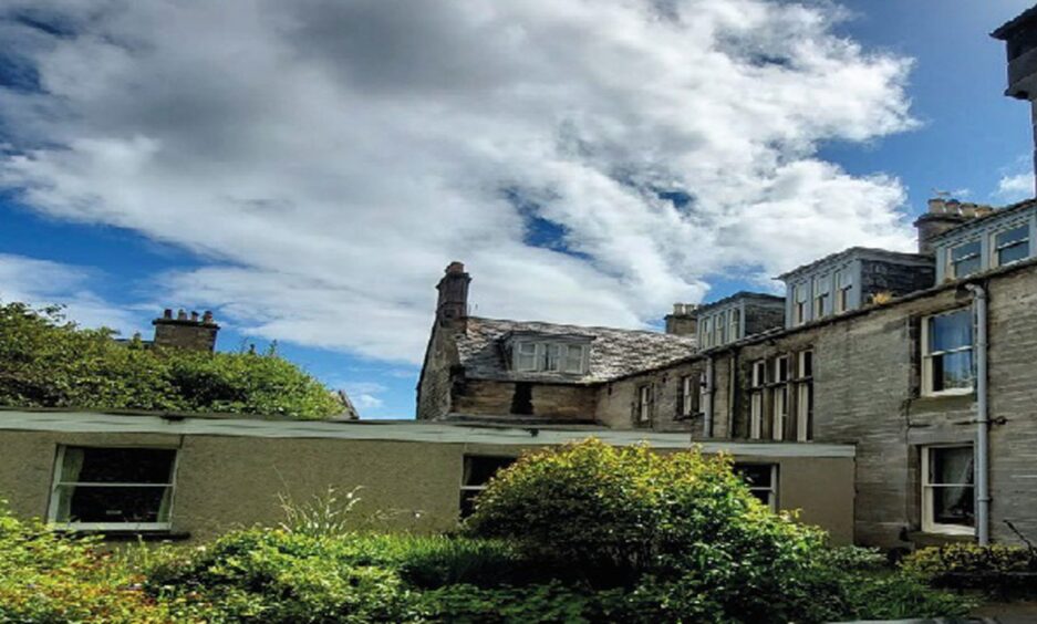 An outdated extension to the rear of Gibson House will be replaced. Image: Scotsman Group