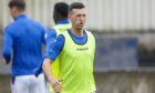 Jason Holt in a St Johnstone warm-up.