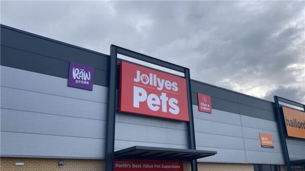 Jollyes in St Catherine's Retail Park, Perth.