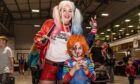 Isabell Patrick poses with 'Harley Quinn'. Image: Ethan Williams