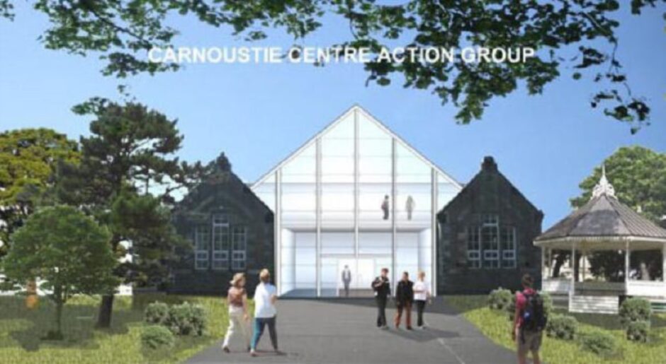 Former Kinloch Primary School Carnoustie development vision.