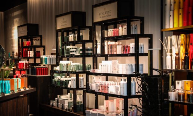 Inside Rituals in Dundee.