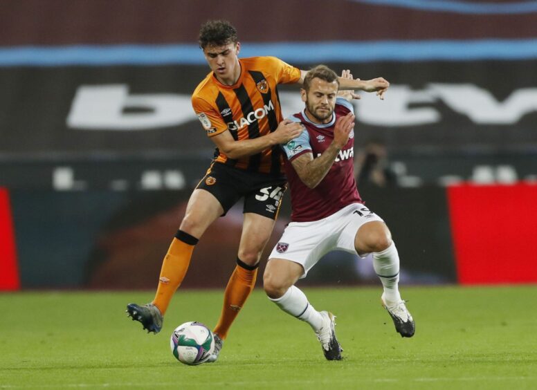 Callum Jones and Jack Wilshere