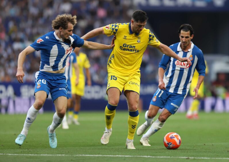 Scott McKenna in action for Las Palmas