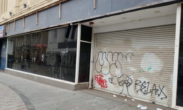 An empty unit on the Murraygate. Image: Fraser Macpherson.