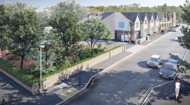 A visualisation of how Bridge of Allan's new Co-op will look. Image: Co-op