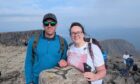 Nicholas and Louise Smart on the summit of Ben Nevis. Image: Supplied