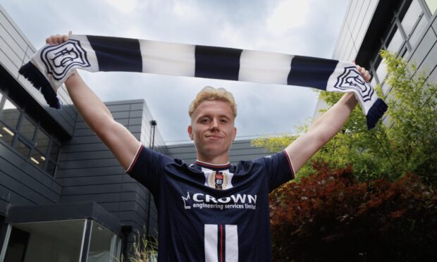 New Dundee signing Joe Westley. Image: David Young