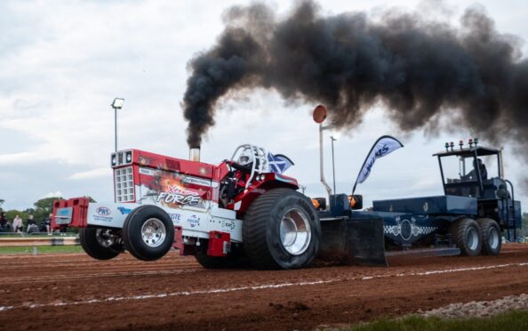 Maximum revs from this competitor at Brechin. Image: Paul Reid