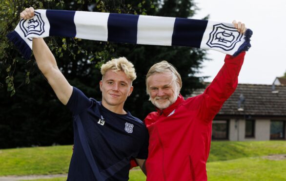Dundee boss Steven Pressley is delighted to welcome Joe Westley to the Dark Blues. Image: Mark Scates/SNS