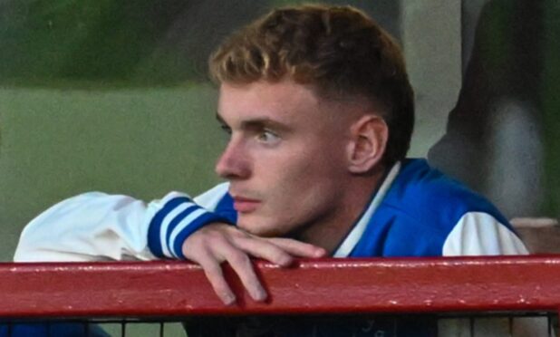 Adam Forrester watching Saints beat Ross County.