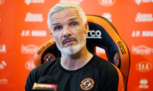 Dundee United manager Jim Goodwin.