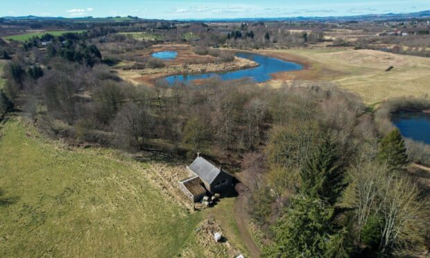 Reswallie Hall sits on the edge of Murton nature reserve near Forfar. Image: Remax