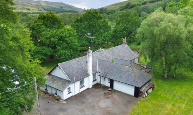 The cottage in the Angus Glens. Image: Yopa